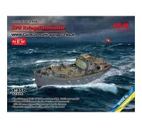 Maquette Bateau Kfk Kriegsfischkutter Wwii German Multi-purpose Boat3 Icm S.018