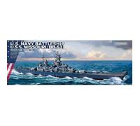 Maquette Bateau - MENG - U.s. Navy Battleship U.s.s. Missouri - 1/700ème - Plastique - À monter soi-même