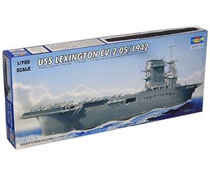 Maquette bateau : Porte-avions USS CV-2 Lexington 1942