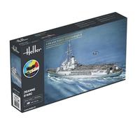 Heller Joustra Maquette de bateau Porte-hélicoptères Jeanne d'Arc – Starter Kit