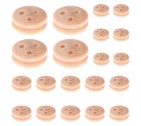 Maquette Bateau Poulie - Roues en Bois Réutilisables, Pièces de Voilier | Kit de Modélisme Portable 20 Pièces, Bricolage Accessoires pour Hommes Femmes, Composants en Bois de Précision pour