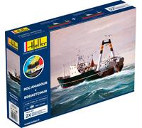 HELLER 55608 MAQUETTE BATEAU STARTER KIT ROC AMADOUR + BODASTEINUR TWINSET 1/200