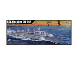 Maquette Bateau - TRUMPETER - Uss Fletcher DD-445 - 1:200 - 175 pièces - Plastique