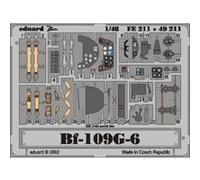 MAQUETTE BF 109 G 6 HASEGAWA1/48 EDUARD FE211 G