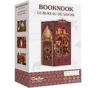 Blackrock Editions Kit miniature BookNook Le Bureau du Savoir - Bibliothèque victorienne LED