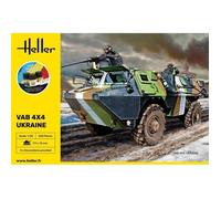 HELLER - Maquette Blindé Starter Kit Vab 4x4 Ukraine Heller |57130| 1:35