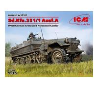Maquette Blindé Sd.kfz.251/1 Ausf.a Wwii German Armoured Personnel Carrier |icm|