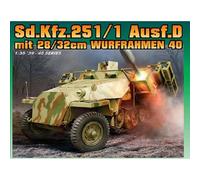 Maquette Blindé Sd.kfz.251/1 Ausf.d Mit 28/32cm Wurfrahmen 40 Dragon 6861 1/35èm
