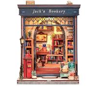 Maquette Book Nook librairie de Jack en bois éclairage LED