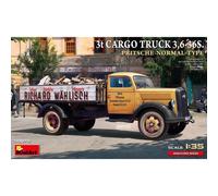 MiniArt - Maquette Camion 3t Cargo Truck 3,6-36s. Pritsche-Normal-Type 38079| 1:35 Maquette Char Promo