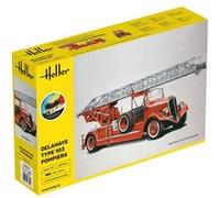 Maquette Camion de Pompiers : STARTER KIT : Delahaye Type 103 Heller G
