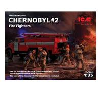 Maquette Camion - ICM - AC-40-137A - 4 Figures - Diorama Chernobyl - Rouge
