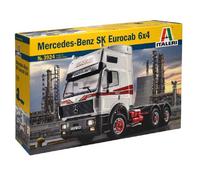 Maquette Camion Mercedes-benz Sk Eurocab 6x4 |italeri|3924| 1:24 Maquette Char P