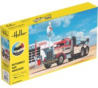 Maquette camion Peterbilt 359 Wrecker 1/43 Heller + colle et pein