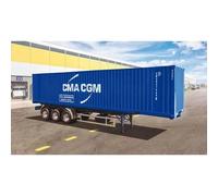 Maquette Camion : Remorque Container 40' Coloris Unique