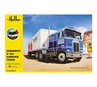 HELLER Camion Kenworth K-123 Cabover avec semi-remorque Kit Complet - 1/43 - HEL