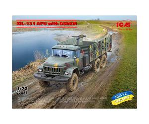 Maquette Camion Zіl-131 Afu With Dshkm |icm|72821| 1:72 Maquette Char Promo