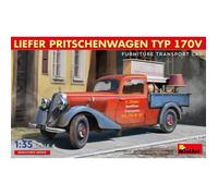 Maquette Camionnette Liefer Pritschenwagen Typ 170v - Mini Art - 1:35 - Transport De Meubles-Mini Art Multicolore