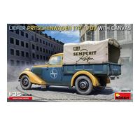 Maquette Camionnette Liefer Pritschenwagen Typ 170v With Canvas Miniart |38072|