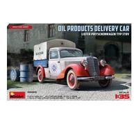 Maquette Camionnette Oil Products Delivery Car - Miniart - Liefer Pritschenwagen Typ 170v - 1:35-Miniart Multicolore