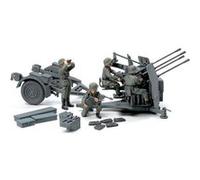 Tamiya Maquette Canon allemand 20 mm Flakvierling 38 – Avec figurines – Échelle 1:48