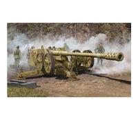 Maquette Canon Anti-Char Super Lourd Allemand : 12.8 Cm Pak44 Rheinmetall-Trumpeter
