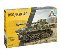 Italeri 0355 1:35 7,5 cm RSO avec PAK40 - Réplique fidèle à l'original, modélisme, kit de construction en plastique, kit de char, 1:35, kit de modélisme, assemblage