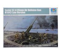 Maquette Canon Soviet 52-k 85mm Air Defense Gun M1943 Late Version Trumpeter 023