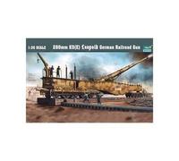 Maquette Canon sur rails allemand 280mm K5(E) Leopold 2ème GM
