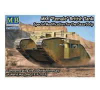 Maquette Char Mk I Female British Tank, Special Modification For The Gaza Strip