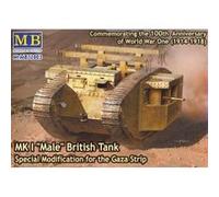 Maquette char britannique mk. i male : bataille de gaza octobre 1917 master box G