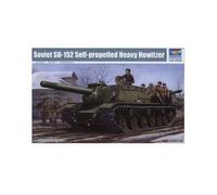Maquette Char : Canon D'assaut Lourd Automoteur Soviétique Su-152-Trumpeter