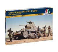 Italeri Char M14/41+INF.Italienne
