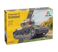 Maquette Char Flakpanzer Iv Ostwind - Italeri - 6594 - Blanc - Plastique - Intérieur-Italeri Multicolore