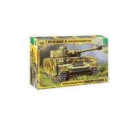 Zvezda 500783674 German Medium Tank Panzer IV AUSF.G Véhicule 500783674-1:35 (SD.Kfz.161) - Kit de modélisme en Plastique - Kit de Construction pour débutant - Détail - Camouflage
