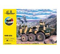Maquette char - HELLER - Starter kit VAB 6x6 - 280 pièces - Échelle 1:35 - Gris