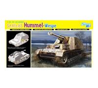 Maquette Char Hummel-wespe, Le Pz.haub Auf Hummel Fahrgestell Dragon 6535 1/35èm