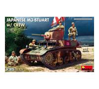 Maquette Char Japanese M3 Stuart W/crew |miniart|35454| 1:35 Maquette Char Promo
