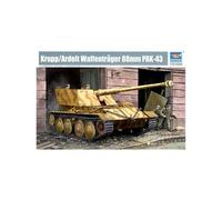 Maquette Char Krupp/ardelt Waffentrager 88mm Pak-43 Trumpeter 01587 1/35ème Maqu