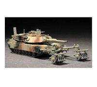 Maquette Char Lourd Us M1a1 Abrams Mine Roller 1991-Trumpeter