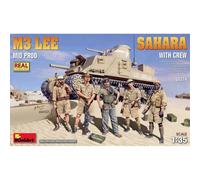 Maquette Char M3 Lee Mid Prod. Sahara W/crew |miniart|35274| 1:35 Maquette Char