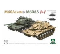 Maquette Char M60a1 W/era & M60a3 1 + 1 Takom |5022| 1:72