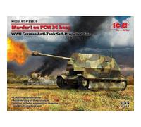 Marder I on FCM 36 base WWII German Anti-Tank Self-Propelled Gun ICM 35339 1/35