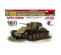 MiniArt Maquette militaire Char léger soviétique T-80 – avec équipage – échelle 1/35 – 35243