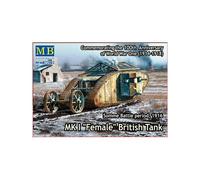 Maquette Char Mk I "female" British Tank Somme Battle Period 1916 |master Box|72