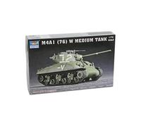 Maquette Char moyen US M4-A1 (76) W Sherman Trumpeter