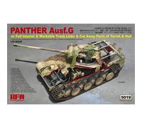 Maquette Char Panther Ausf.g With Full Interior & Cut Away Parts Rye Field Model