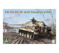 Maquette Char Prototype Vk45.02(h) Draft Blueprint Takom 2191 Au 1:35. Reproduct