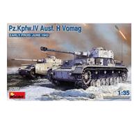 Maquette Char Pz.Kpfw.Iv Ausf. H Vomag. Early Prod. June 1943 - Miniart-Mini Art Multicolore