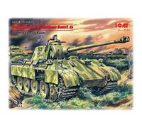 Maquette Char Pz.kpfw.v Panther Ausf.d Wwii German Tank Icm 35361 1/35ème Maquet